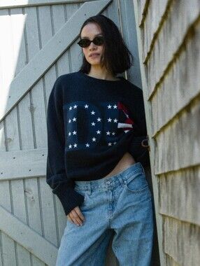 DAIRY BOY AMERICAN SUMMER FLAG SWEATER